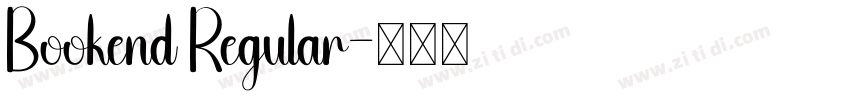 Bookend Regular字体转换